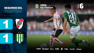 RIVER 1  1 BANFIELD I Resumen del partido I CopaSurFinanzas 2024 [upl. by Wallace]