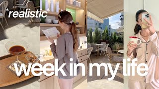 REALISTIC WEEK IN THE LIFE content creator living abroad ☕️ [upl. by Anirrehs]