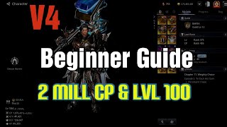 V4 Beginners Guide How To Get 2 Million CP amp Lvl 100 Fast in 2022 [upl. by Camilla]