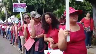 Marcha del Silencio contra femicidios en Nicaragua exige justicia para las víctimas [upl. by Uuge]