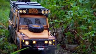 RC CRAWLER LAND ROVER CAMEL TROPHY OFFROAD 4X4 ADVENTURE [upl. by Kiyoshi]