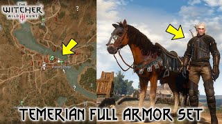 The Witcher 3  Temerian Armor Set  Horse Equipment Location [upl. by Ephraim454]