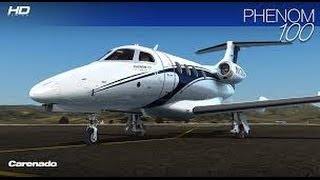 Полёт на EMBRAER PHENOM 100 MICROSOFT FLIGHT SIMULATOR X [upl. by Merwin50]