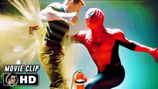 Spider Man Vs Sandman First Fight Scene  SPIDER MAN 3 2007 SciFi Tobey Maguire Movie CLIP HD [upl. by Arriec]