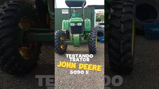 Testando trator john deere 5090 E [upl. by Modnar174]