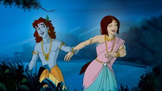 Krishna The Great  राधा कृष्ण का मिलन  Epic Love Story  Cartoons for Kids in Hindi [upl. by Augustine262]