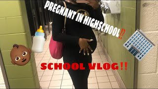 DAY IN THE LIFE OF A PREGNANT TEEN IN HIGHSCHOOL [upl. by Aicatan]