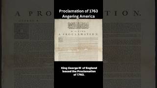 Proclamation of 1763 Angers Americans [upl. by Platas]