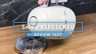 Mooiste Retro Waterkoker Smeg KLF03CREU Review  Test [upl. by Sivahc]