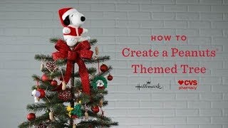 How to Create a Peanuts® Themed Christmas Tree  Hallmark Holiday Inspiration  CVS Pharmacy [upl. by Lua613]