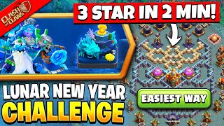 How to 3 Star Lunar New Year Challenge in Clash of Clans  Coc New Event Attack [upl. by Ramor298]