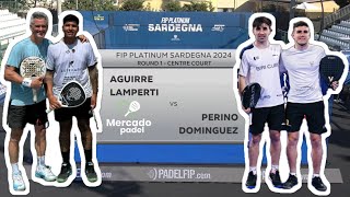 Tolito Aguirre y Miguel Lamperti vs Dominguez y Perino  Partido Completo Padel FIP Platinum [upl. by Wera]