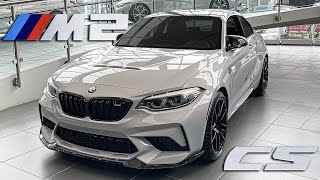 2021 BMW M2 CS 450HP Walkaround Review  Exhaust Sound Revs [upl. by Onitnelav469]