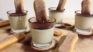 Tiramisù al Bicchiere ITA  Ricetta Facile e Veloce [upl. by Tnecillim188]