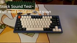 Keychron Q1 V2 Unboxing and Stock Sound Test [upl. by Brooks]