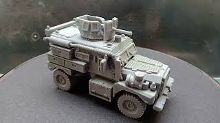 Badger Creations 3D Printed US Cougar MRAP 172 172 [upl. by Dorrej326]