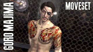 Goro Majima  2nd encounter  Moveset  Yakuza 3 [upl. by Nodarse]