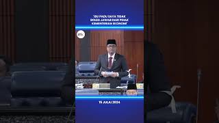 Isu Padu saya tidak boleh jawab dari pihak Kementerian Ekonomi [upl. by Ahsikel258]