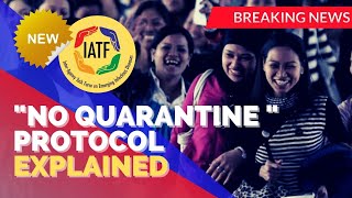 🔴BREAKING NO QUARANTINE PROTOCOL EXPLAINED RTPCR FOR FULLY VACCINATED PHILIPPINES TRAVEL UPDATE [upl. by Akinajnat]