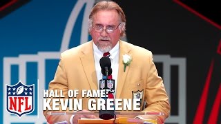 Kevin Greene Hall of Fame Speech  2016 Pro Football Hall of Fame  NFL [upl. by Aifas]