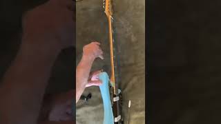 New Fender Squier Jaguar Adjusting the Neck After Changing from 9s to 11s Neck Relief Allen Wrench [upl. by Maximilian554]