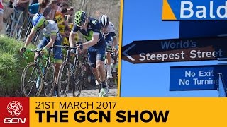 The Worlds Steepest Cycling Climb  The GCN Show Ep 219 [upl. by Thalassa]