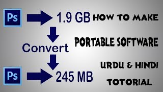 How To Convert Any Window Softwares Into Portable exe Urdu And Hindi Tutorial [upl. by Milore]