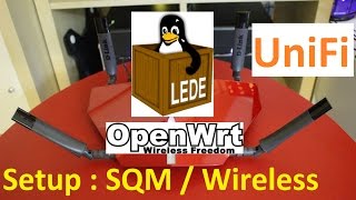 DLink DIR885L LEDEOpenWRT Part 2  Setup SQM amp Wireless BufferbloatJitterPing Tests [upl. by Swayder341]