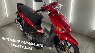 RESTORASI DAN MODIFIKASI YAMAHA MIO LOW BUDGET [upl. by Fenner]