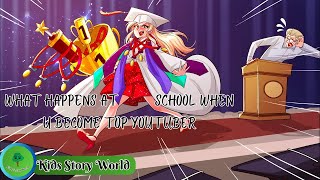 What Happens At School When U Become Top Youtuber  Animated Story [upl. by Mikel]