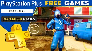 PlayStation Plus DECEMBER Free Games  PS PLUS ESSENTIAL [upl. by Oniratac]