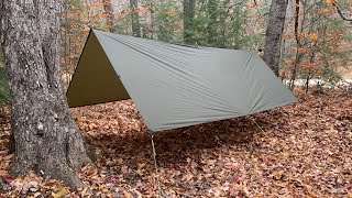 Aquaquest 10 x 13 ft Guide Tarp amp OneWind Ridgeline  Overview [upl. by Notsrik436]