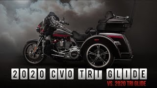 2020 CVO Tri Glide VS 2020 Tri Glide [upl. by Starobin]