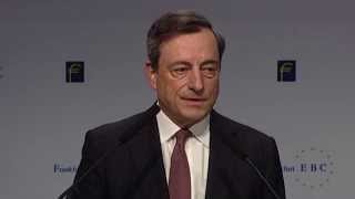 Speech by Mr Mario Draghi at the Frankfurt European Banking Congress [upl. by Adnawyek]