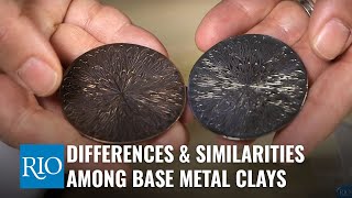 Differences amp Similarities Among Base Metal Clays [upl. by Gram855]