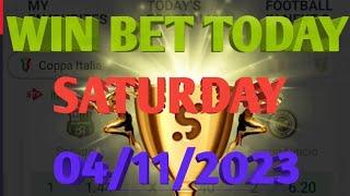 FOOTBALL PREDICTIONS TODAY 04112023 SOCCER PREDICTIONS TODAY  BETTING TIPSfootballpredictions [upl. by Akirdnas238]