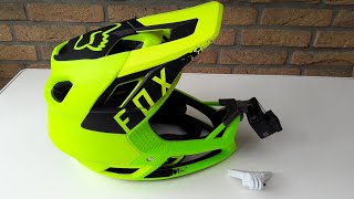 Clickon camera mount for the Fox Proframe MTB helmet [upl. by Arakal57]