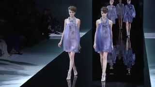 Giorgio Armani Primavera Estate 2014 sfilate Milano [upl. by Terraj747]