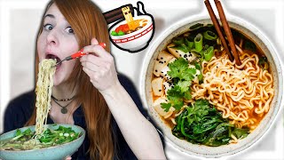 Japanische Ramen selber machen  Lecker und super einfach 🍜 [upl. by Uhp303]