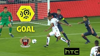 Goal Alassane PLEA 45 3  Paris SaintGermain  OGC Nice 22 201617 [upl. by Ahsinwad]