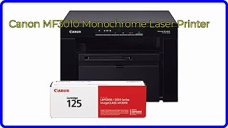 REVIEW 2024 Canon MF3010 Monochrome Laser Printer ESSENTIAL details [upl. by Mathre]