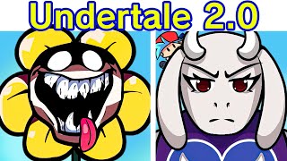 Friday Night Funkin Undertale 20 VS Toriel amp Flowey FULL WEEK  Cutscenes FNF Mod Open World [upl. by O'Meara]