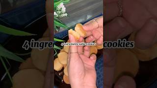 4 ingredients sable cookies recipe in comment baking youtubeshorts viralshorts viralvideo [upl. by Adnohser904]