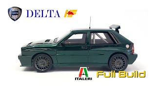 124 Italeri Lancia Delta Automobili Amos 124 Restomod Version  Full Build [upl. by Aluap]