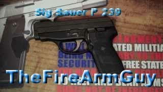 Sig Sauer P239  Excellence in 9mm  TheFireArmGuy [upl. by Dirtsa]