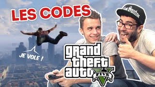 Cyprien Squeezie  GTA 5  les codes [upl. by Llennor496]