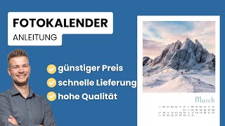 Fotokalender gestalten für 2025  Anleitung amp bester Anbieter [upl. by Aciraj]