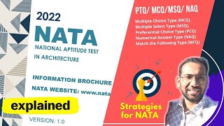 NATA Paper Pattern 2022  NATA 2022 Syllabus Form Exam Date  NATA 2022 Preparation [upl. by Ecilayram970]