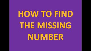 Find Missing Number number bonds 10  addition [upl. by Kessel534]