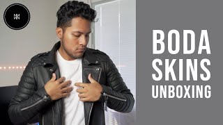 BODA SKINS Leather Jacket Unboxing [upl. by Ainehta]